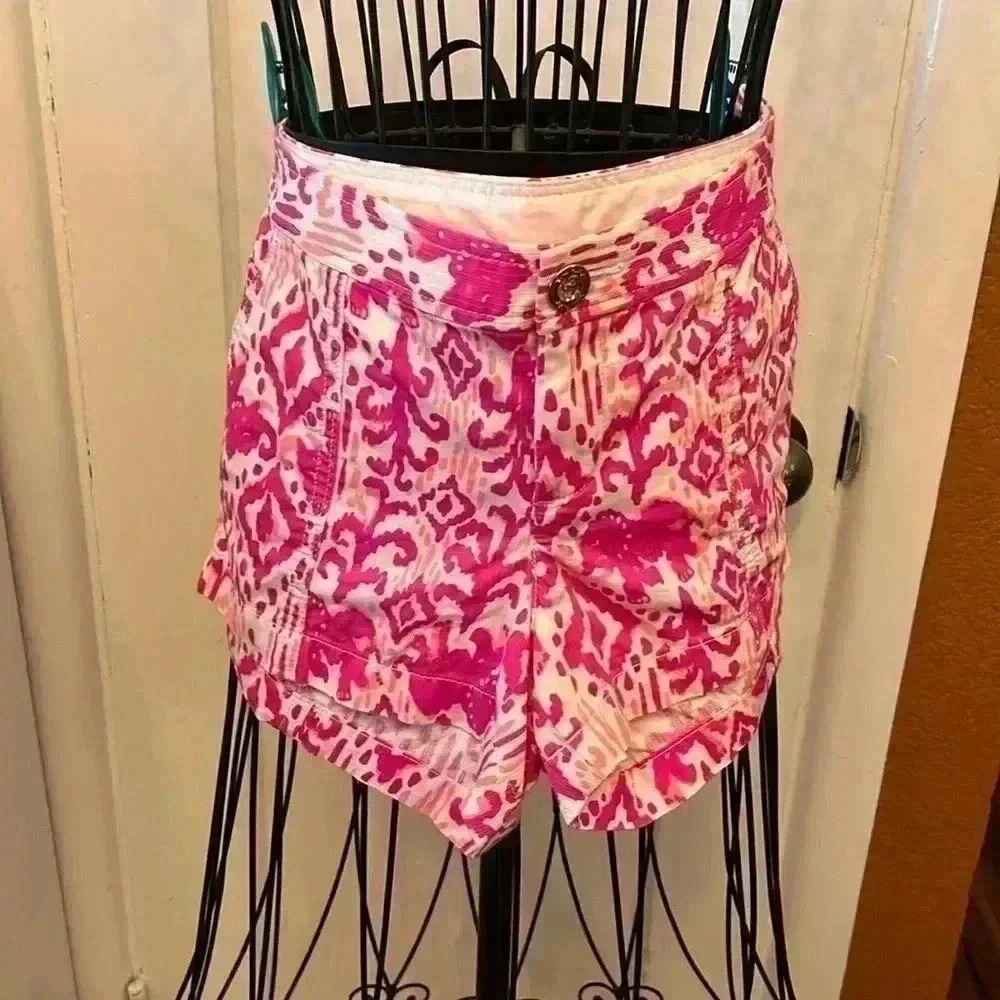 Lilly Pulitzer The Liana Short Magenta Tons Of Fun-Sz 2